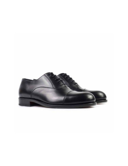 Zapatos Oxford Negros - Eduardo - MONGE - Handmade shoes from Mallorca