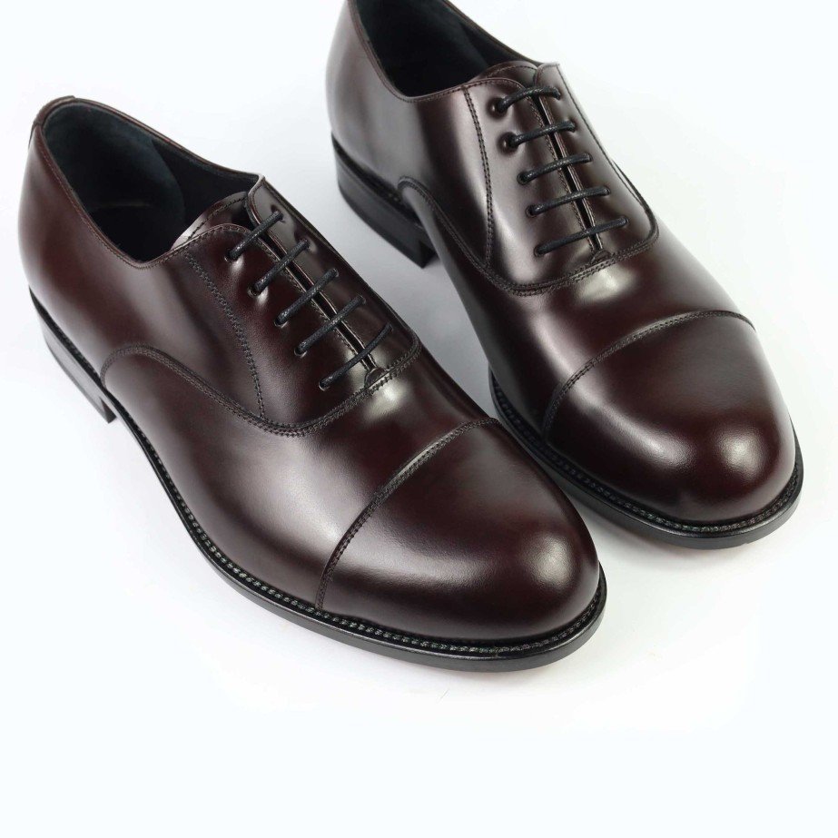 Zapatos Oxford Burdeos - Eduardo - MONGE - Handmade shoes from Mallorca