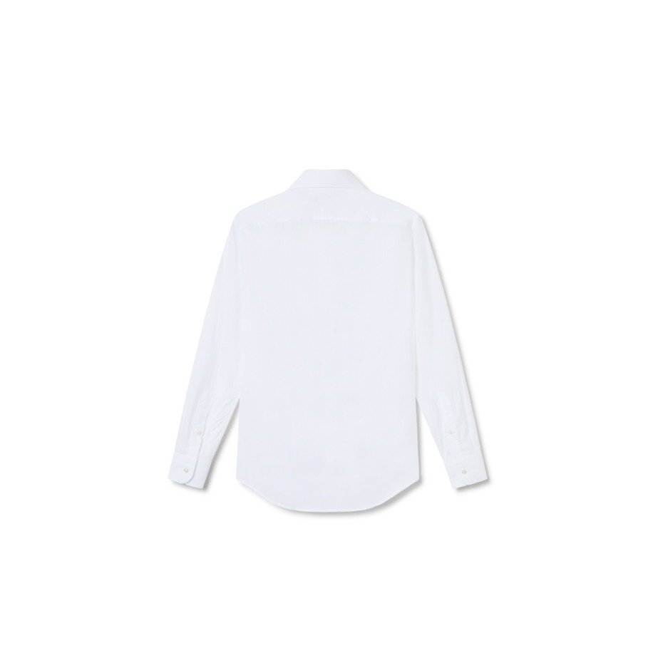 Camisa Algodón Cuello Italiano - MONGE - Handmade shoes from Mallorca