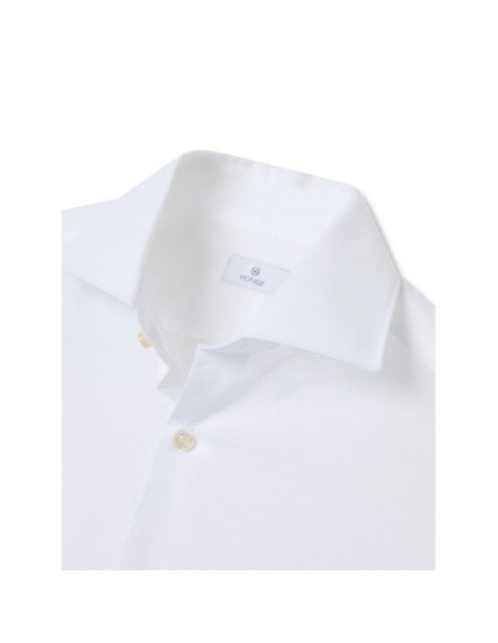 Camisa Algodón Cuello Italiano - MONGE - Handmade shoes from Mallorca