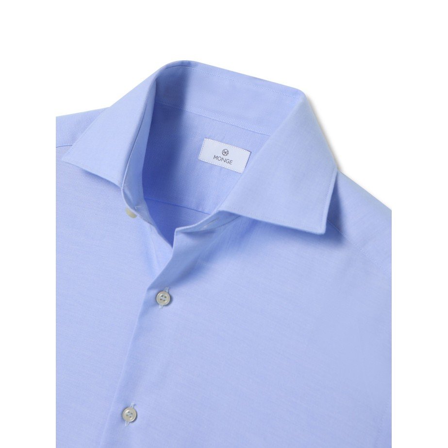 Camisa Algodón Cuello Italiano - MONGE - Handmade shoes from Mallorca