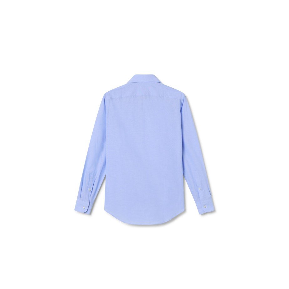 Camisa Algodón Cuello Italiano - MONGE - Handmade shoes from Mallorca