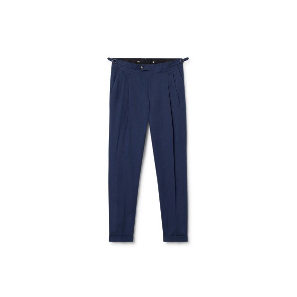 Pantalón Pinzas Lino & Algodón - MONGE - Handmade shoes from Mallorca