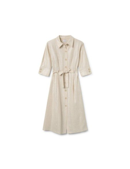 Vestido Camisero Lino - MONGE - Handmade shoes from Mallorca