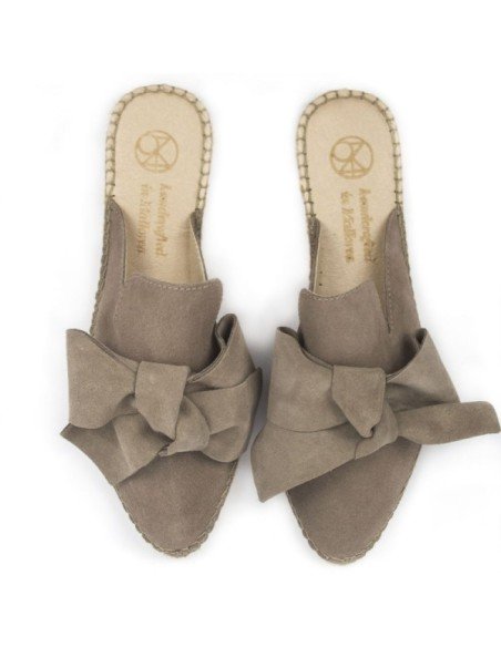 Bow Mule - MONGE - Handmade shoes from Majorca