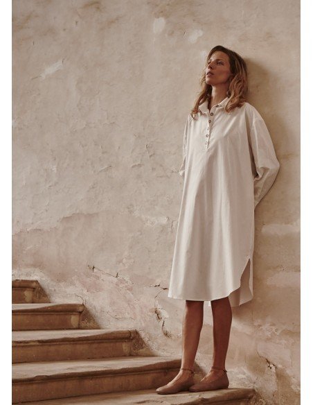 Vestido Camisón Algodón - MONGE - Handmade shoes from Mallorca