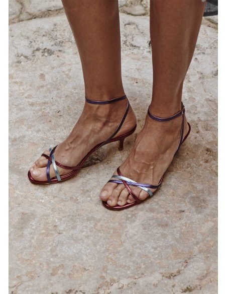 Kitten Heel Sandals - Teresa - MONGE - Handmade shoes from Majorca