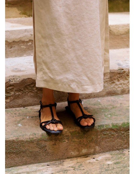 Knotted Sandals - MONGE - Handmade shoes from Majorca