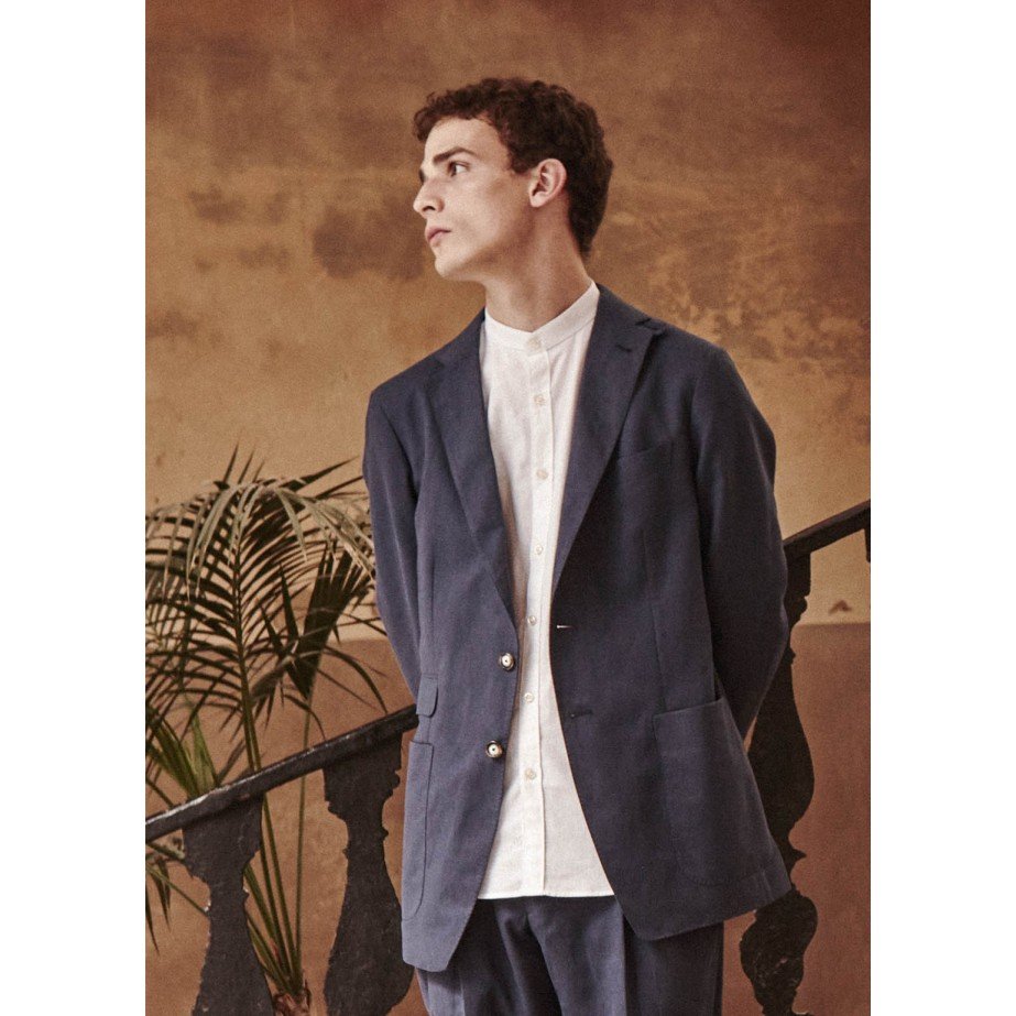 Linen & Cotton Blazer - MONGE - Handmade shoes from Majorca