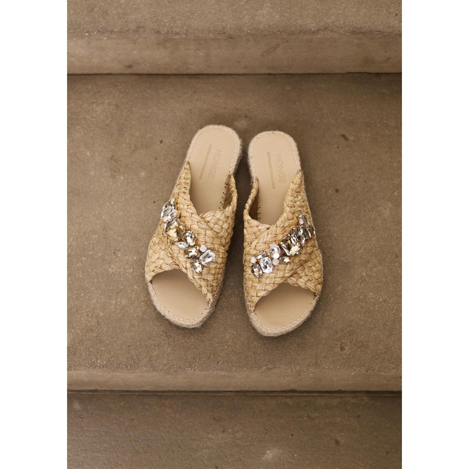 Alpargata Sandalia Rafia - MONGE - Handmade shoes from Mallorca