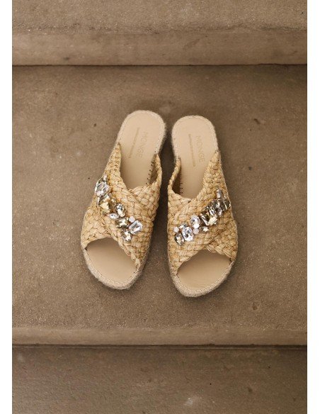 Alpargata Sandalia Rafia - MONGE - Handmade shoes from Mallorca
