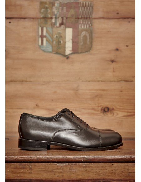 Cap-toe leather oxford shoes - MONGE - Handmade shoes from Majorca
