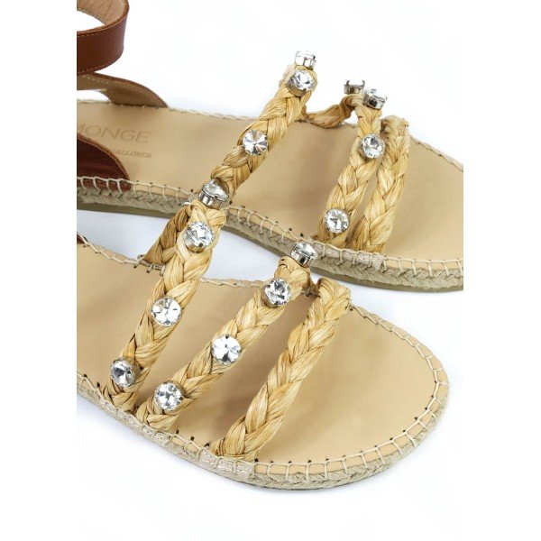 Sandalias Planas Rafia - MONGE - Handmade shoes from Mallorca 2