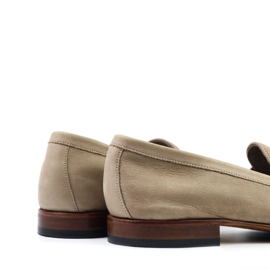 Nubuck Loafers - MONGE - Handmade shoes from Majorca