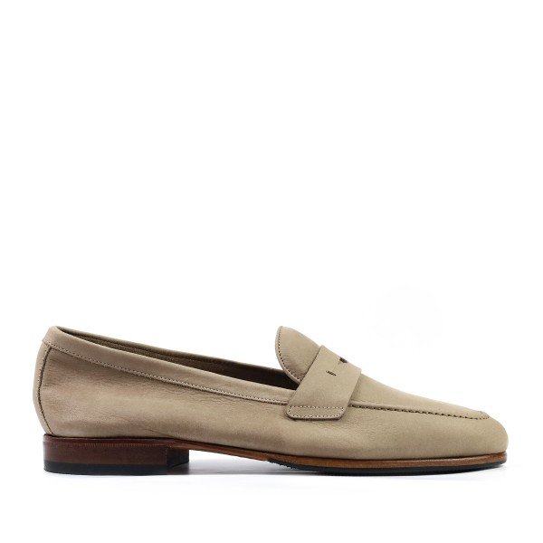 Nubuck Loafers - MONGE - Handmade shoes from Majorca