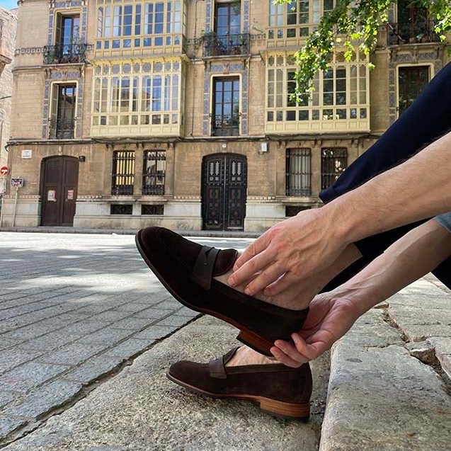 nuestra sello barba Mocasín Alfredo - MONGE - Handmade shoes from Mallorca